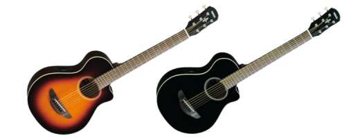 solid sitka spruce top acoustic guitar in Sunburst and Black