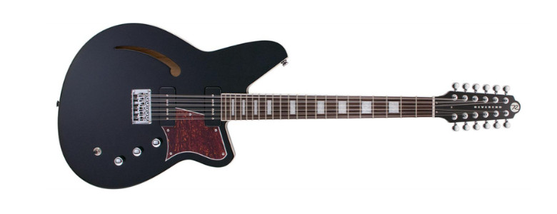 Also in black for the pure rock and roll electric guitar look