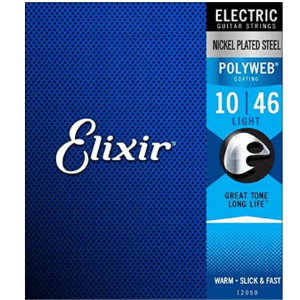 Elixir Polyweb Nickel plated light strings for Fender Stratocaster