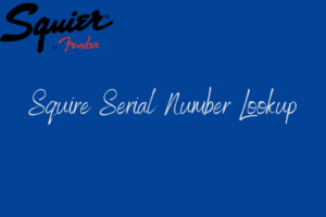 Squier Serial Number Lookup