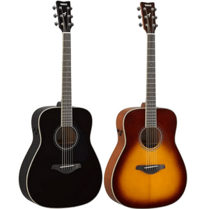 Yamaha solid top acoustic guitars. 