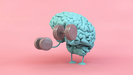 A brain working out